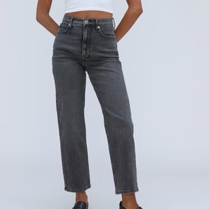 Everlane Regular High Waisted Jeans in Gray Size 31